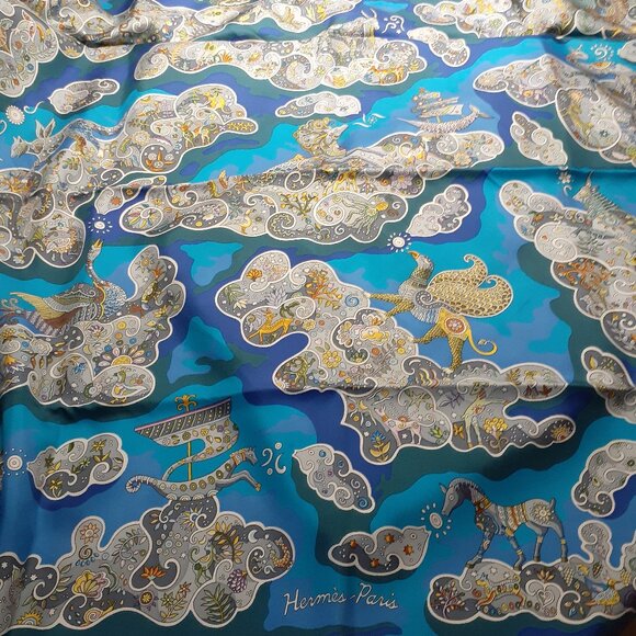 Hermes 90cm silk scarf - Picture 4 of 4